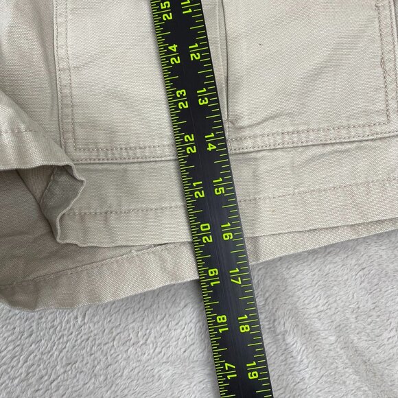 Red Head Mens Cargo Shorts Beige & Gray Elastic Waist Size 46 100% Cotton - Picture 11 of 16